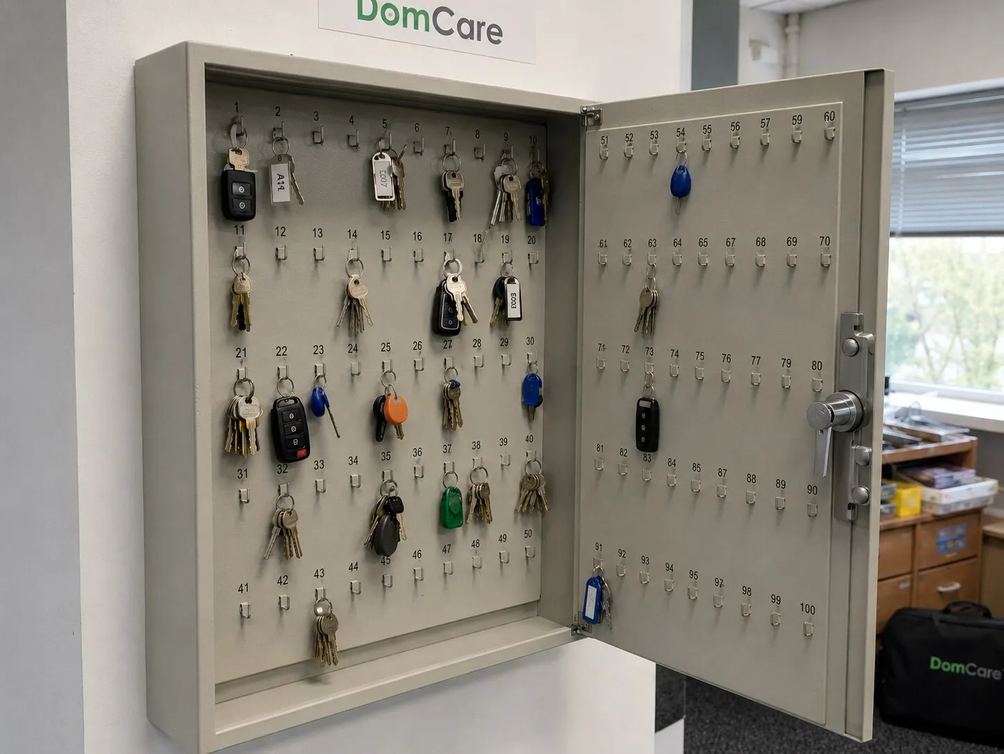Ключі власників у сейфі DomCare — комплекти від будинків і квартир на зберіганні